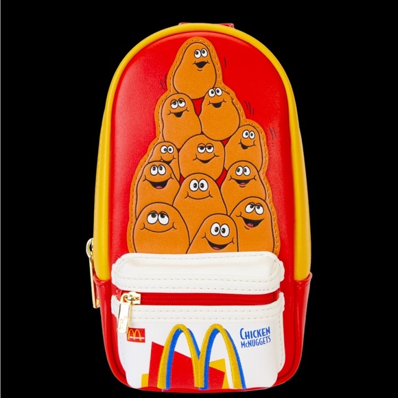 Loungefly Handbags - McDonald's McNugget Buddies Stationery Mini Backpack Pencil Case NWT​